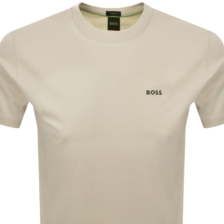 Image number 2 for BOSS Regular Fit T Shirt Light Beige