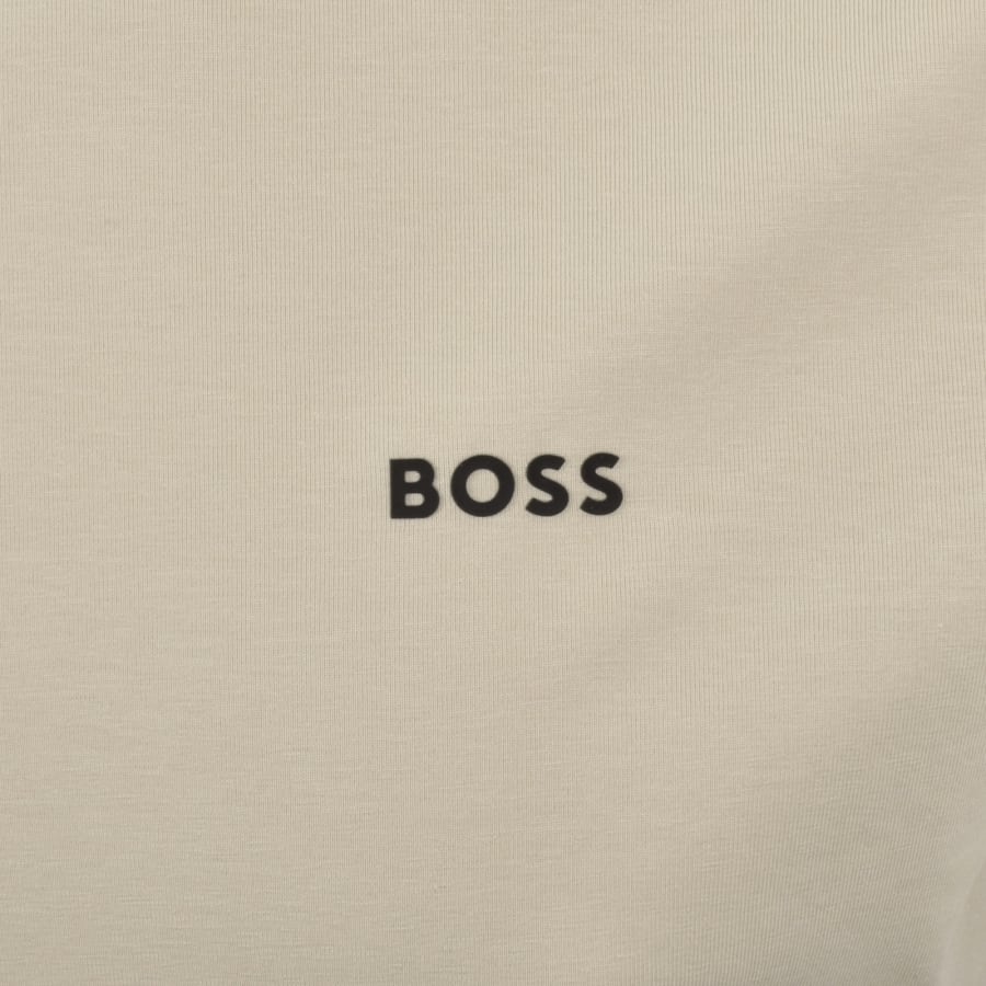 Image number 3 for BOSS Regular Fit T Shirt Light Beige
