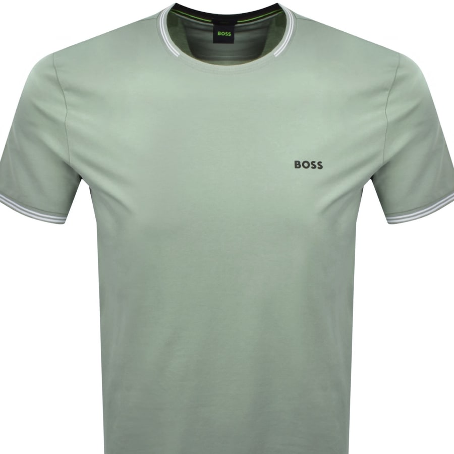 Image number 2 for BOSS Taul T Shirt Open Green