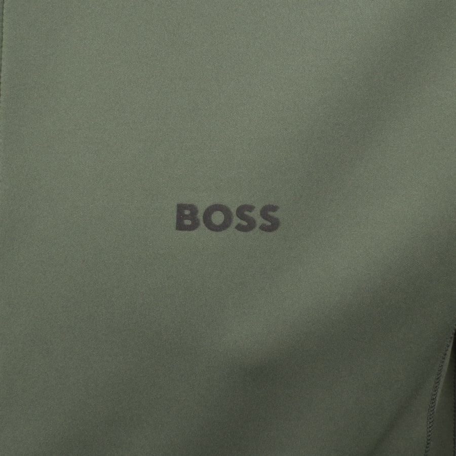 Image number 3 for BOSS Sicon Active Full Zip Hoodie Green