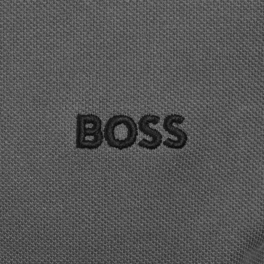 Image number 3 for BOSS Paddy Polo T Shirt Open Grey