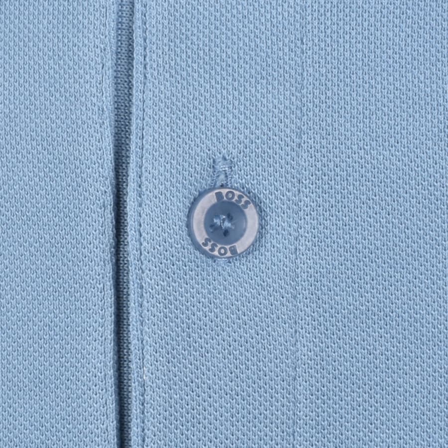 Image number 4 for BOSS Paddy Polo T Shirt Open Blue