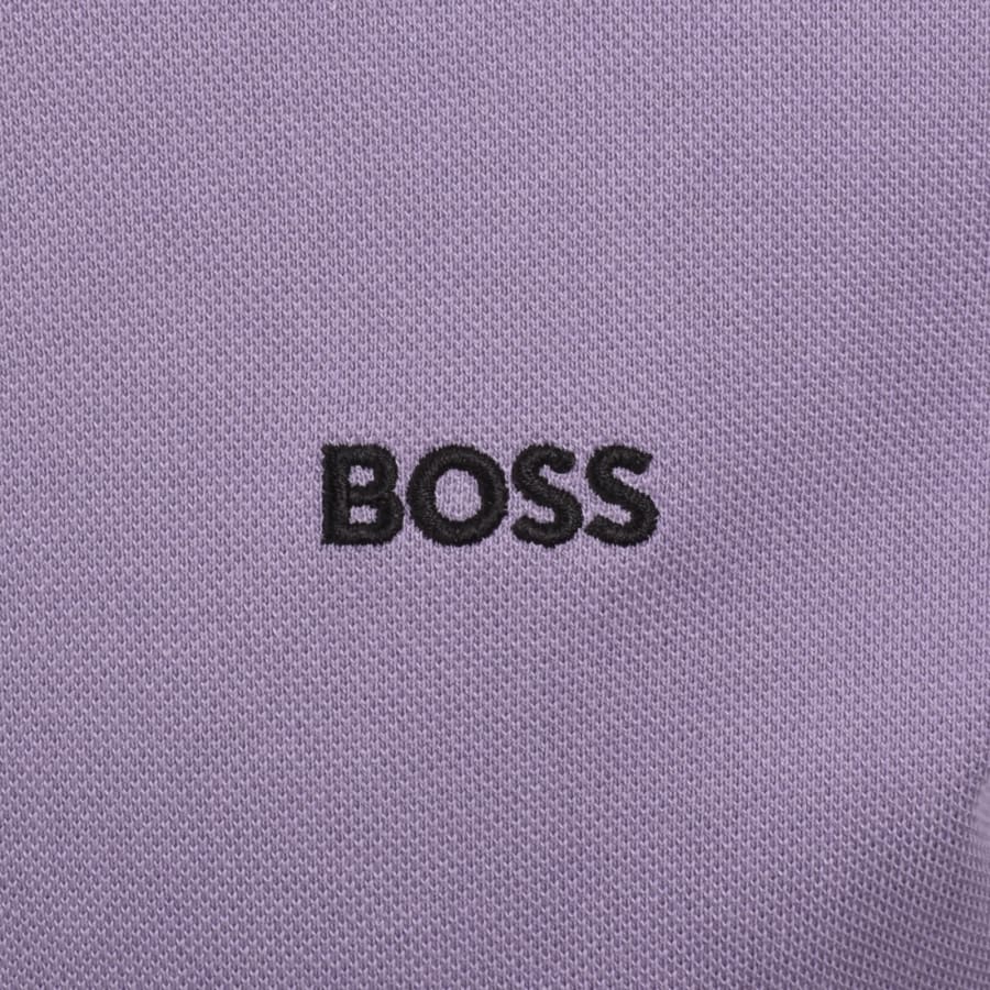 Image number 3 for BOSS Paddy Polo T Shirt Bright Purple