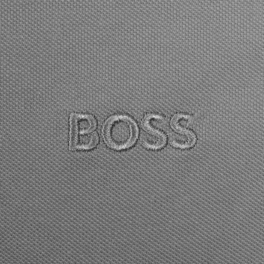 Image number 3 for BOSS Paule 4 Polo T Shirt Open Grey