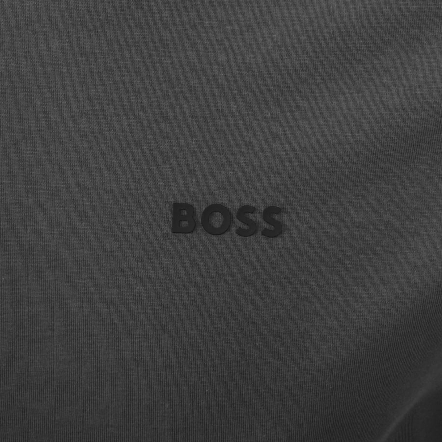 Image number 3 for BOSS Long Sleeved Stretch T Shirt Grey