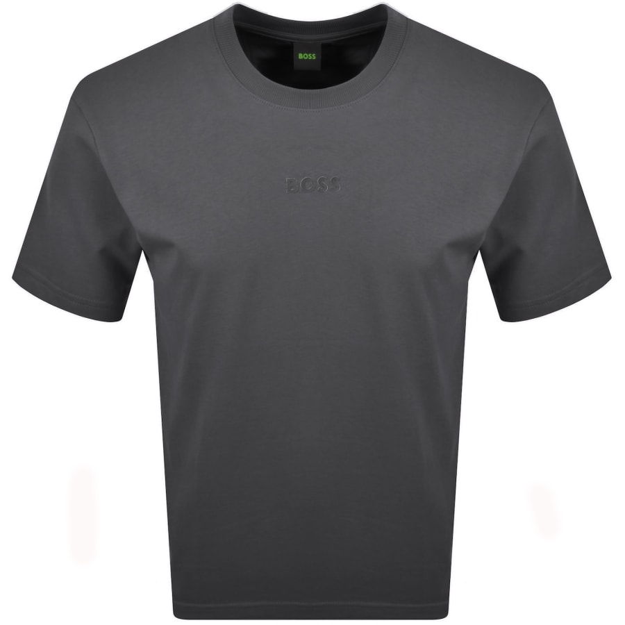 Image number 1 for BOSS Tee 10 T Shirt Open Grey