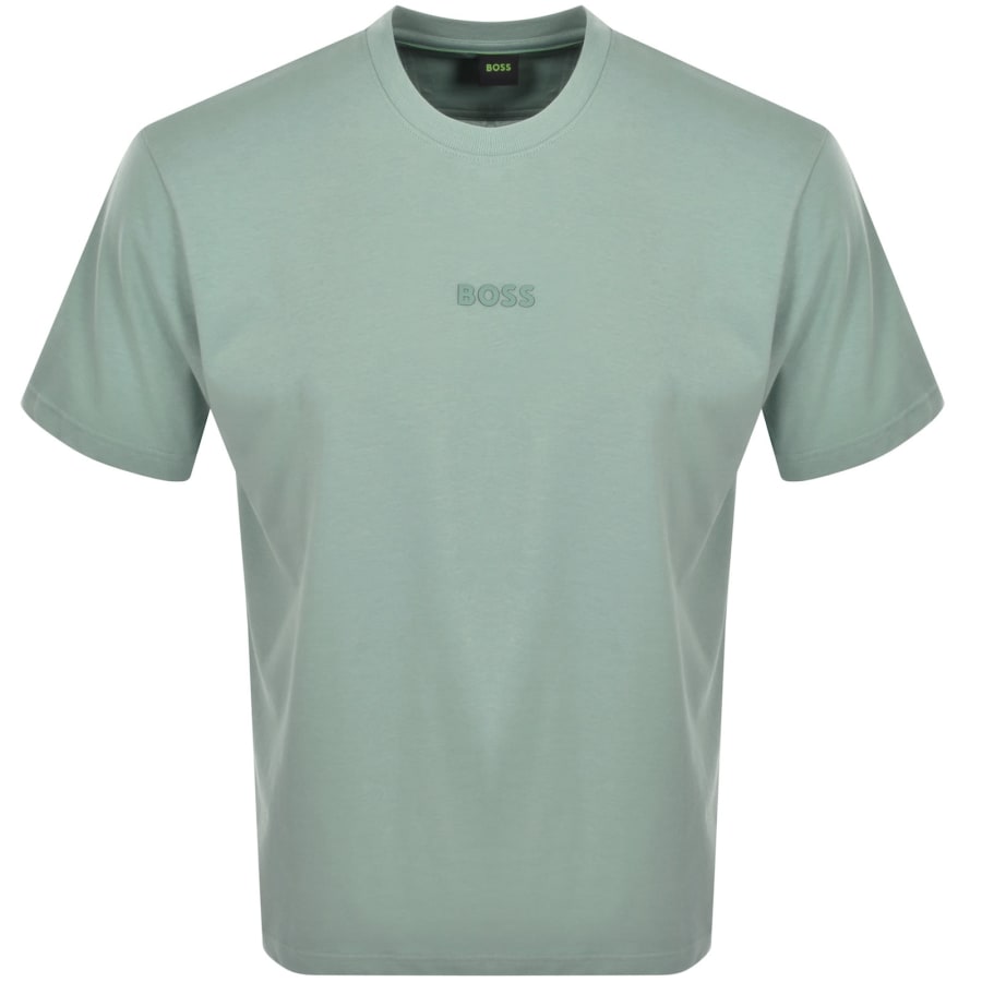 Image number 1 for BOSS Tee 10 T Shirt Open Green
