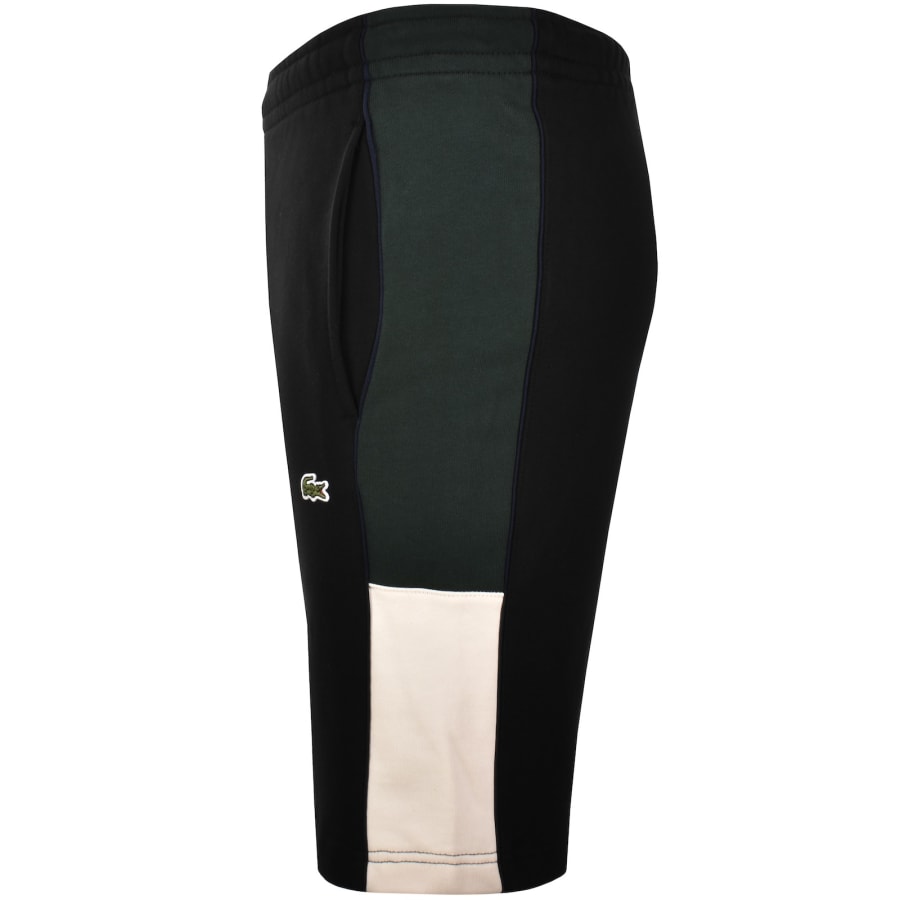 Image number 5 for Lacoste Colour Block Shorts Black