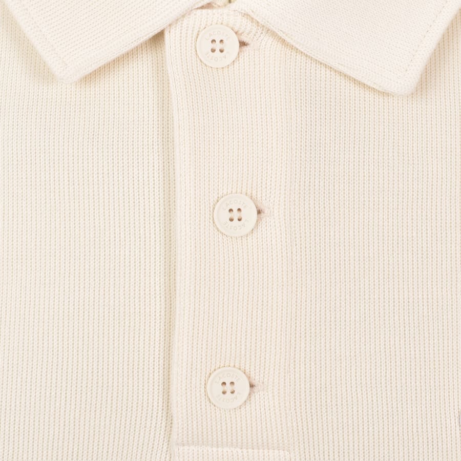 Image number 4 for Lacoste Jersey Sweat Polo Cream