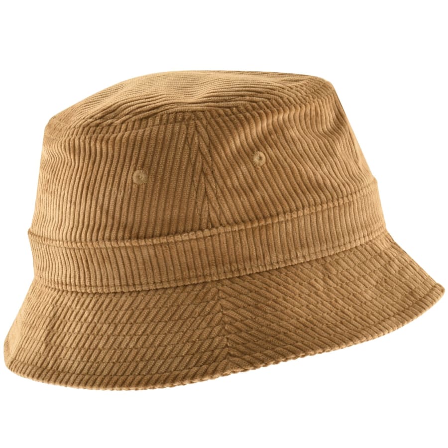 Image number 2 for Lacoste Logo Bucket Hat Brown