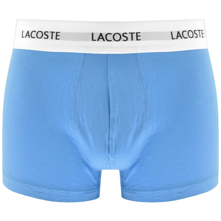 Image number 3 for Lacoste Underwear 3 Pack Boxer Trunks Navy