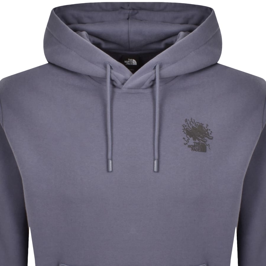 Image number 3 for The North Face Powder Days Hoodie Blue