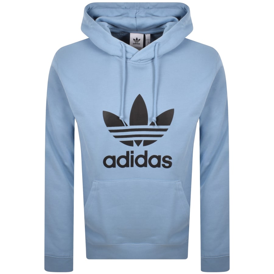 Image number 1 for adidas Originals Logo Hoodie Blue