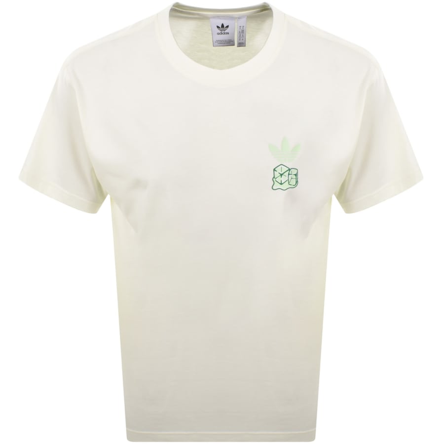 Image number 2 for adidas Originals Iced Latte T Shirt Off White
