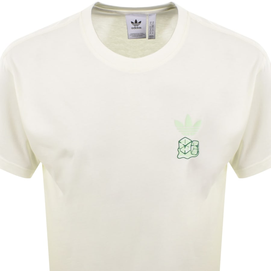 Image number 3 for adidas Originals Iced Latte T Shirt Off White