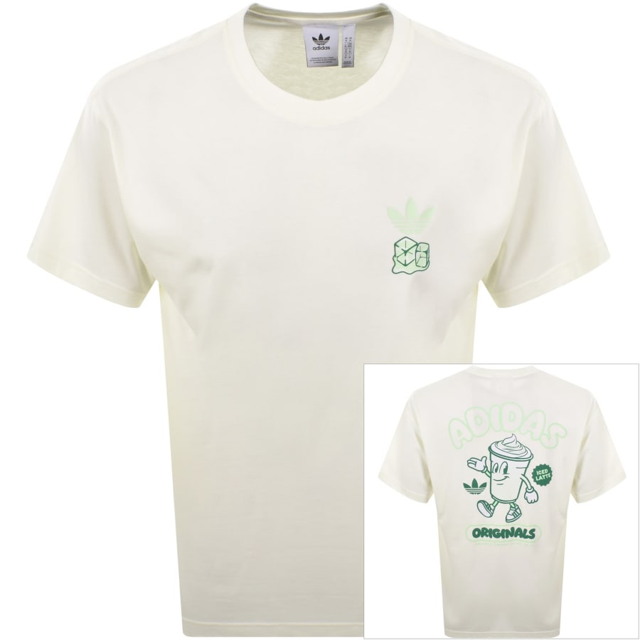 Image number 1 for adidas Originals Iced Latte T Shirt Off White