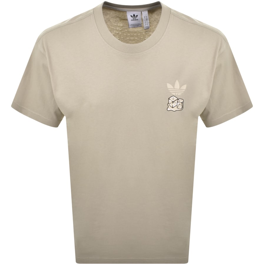 Image number 2 for adidas Originals Iced Latte T Shirt Wonder Beige