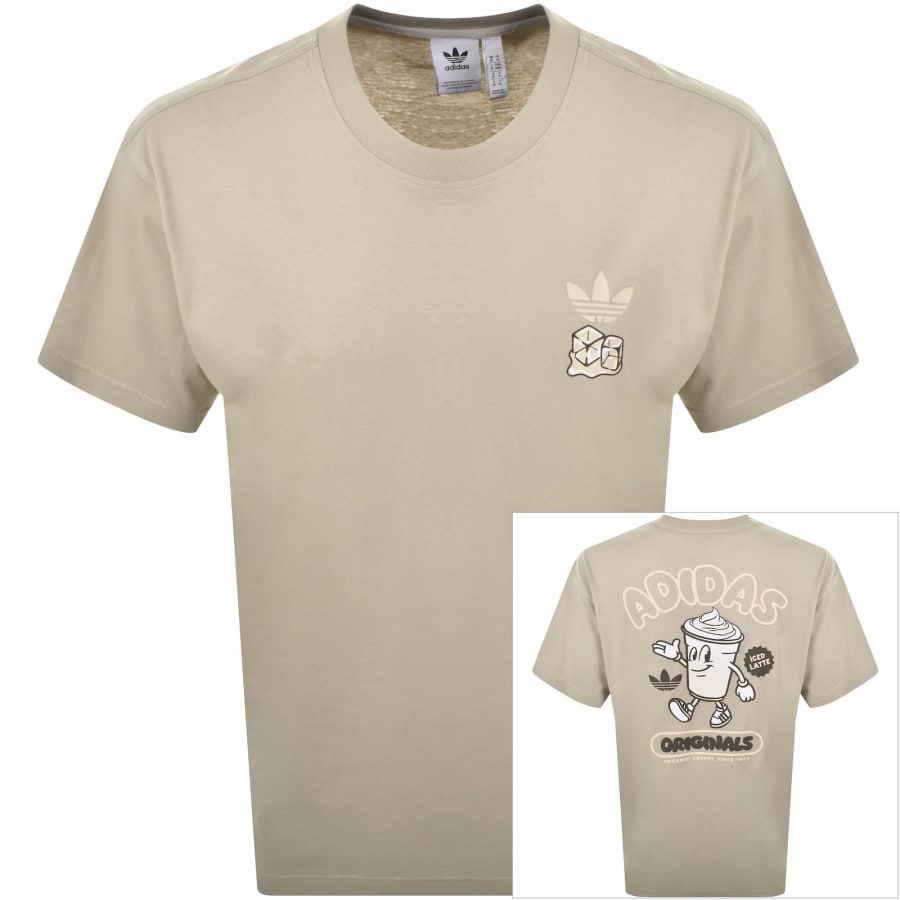Image number 1 for adidas Originals Iced Latte T Shirt Wonder Beige