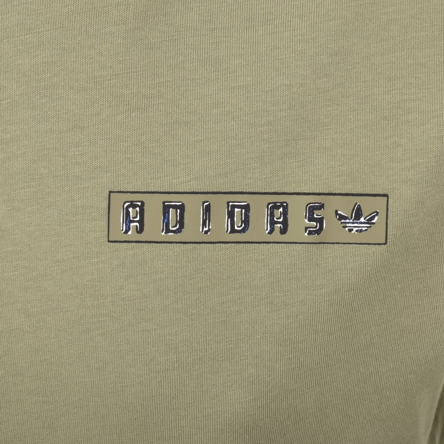 Image number 4 for adidas Originals Graphic T Shirt Green