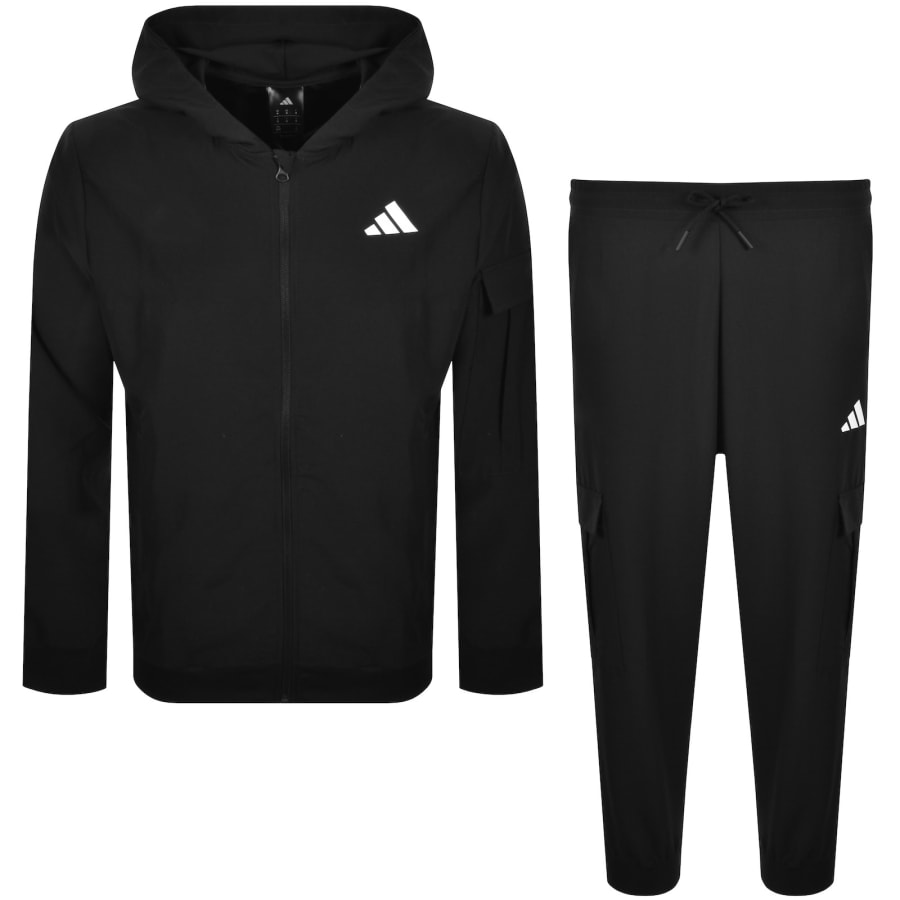 Image number 1 for adidas Sportswear Tracksuit Black