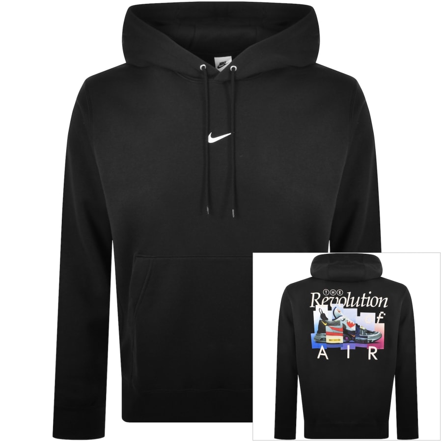 Image number 1 for Nike Logo Hoodie Black