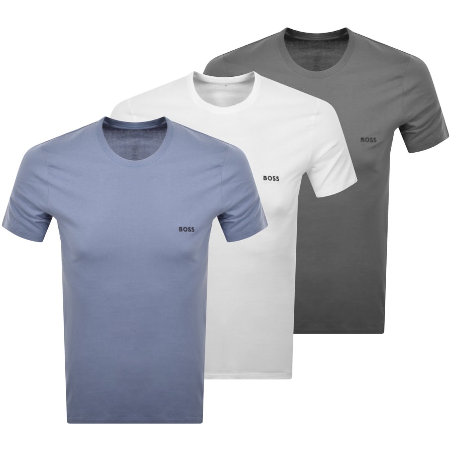 Image number 1 for BOSS 3 Pack Crew Neck T Shirts