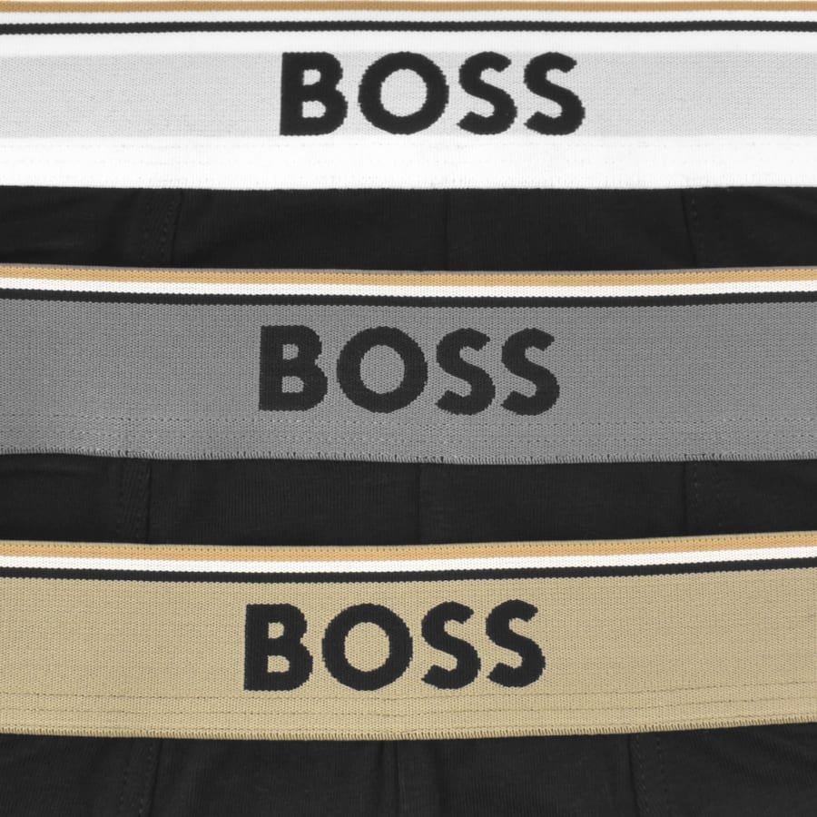 Image number 5 for BOSS Underwear 3 Pack Power Trunks Black