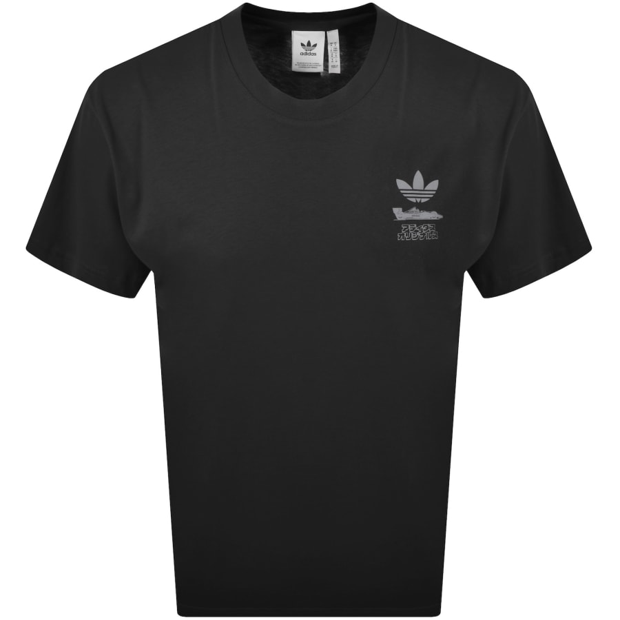 Image number 2 for adidas Originals JP Racing T Shirt Black