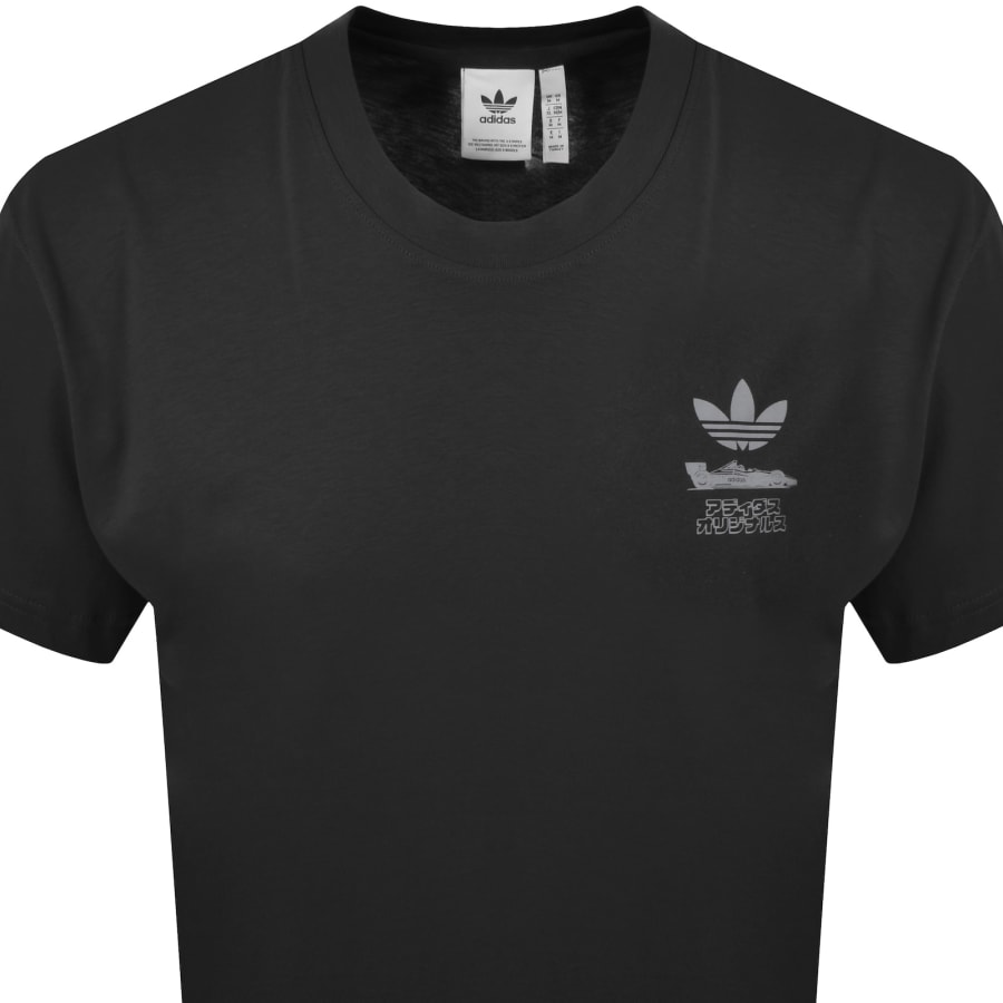 Image number 3 for adidas Originals JP Racing T Shirt Black