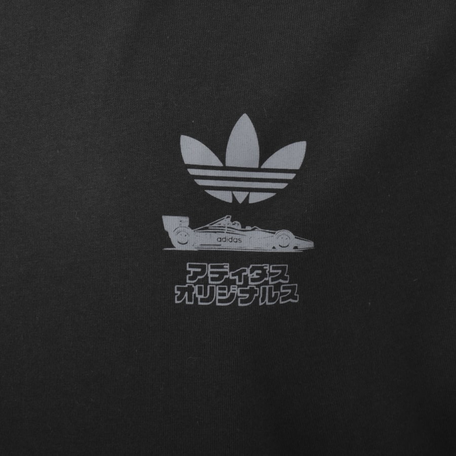 Image number 4 for adidas Originals JP Racing T Shirt Black