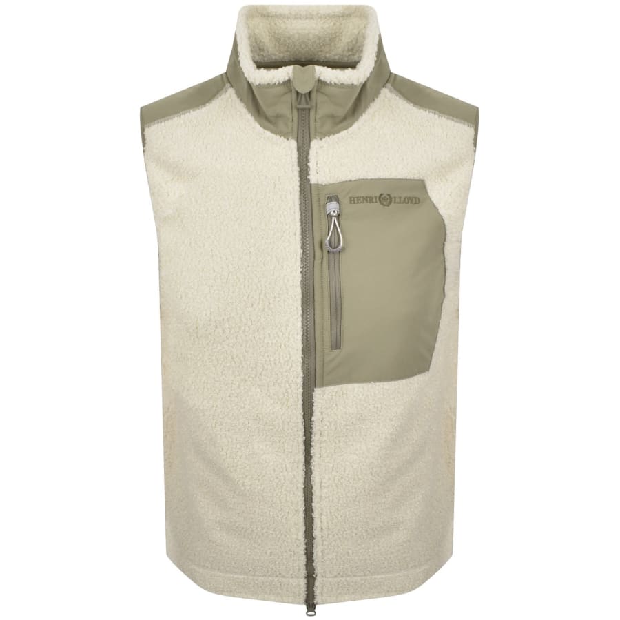 Image number 1 for Henri Lloyd Craster Fleece Gilet Off White