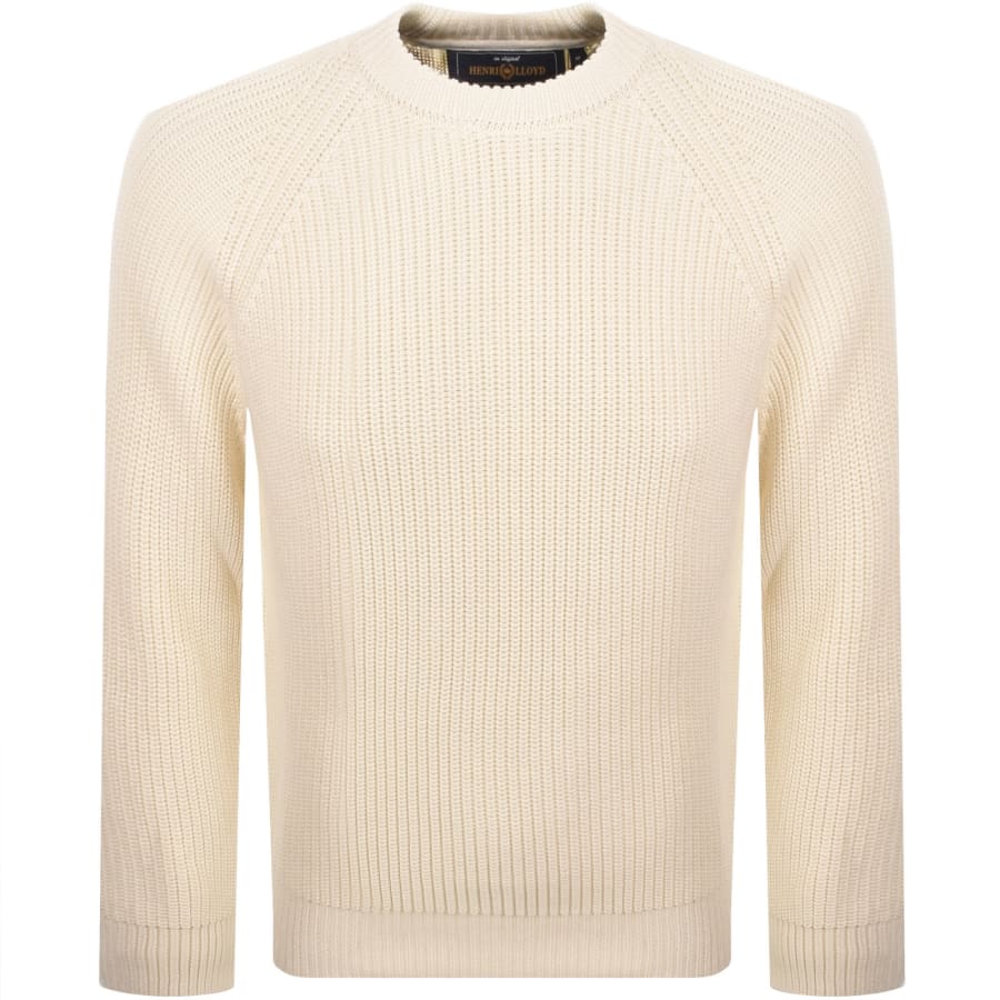 Image number 2 for Henri Lloyd Golant Knit Jumper Cream