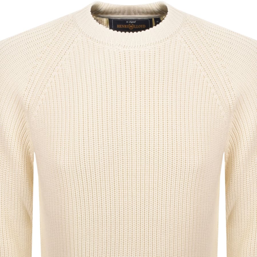 Image number 3 for Henri Lloyd Golant Knit Jumper Cream