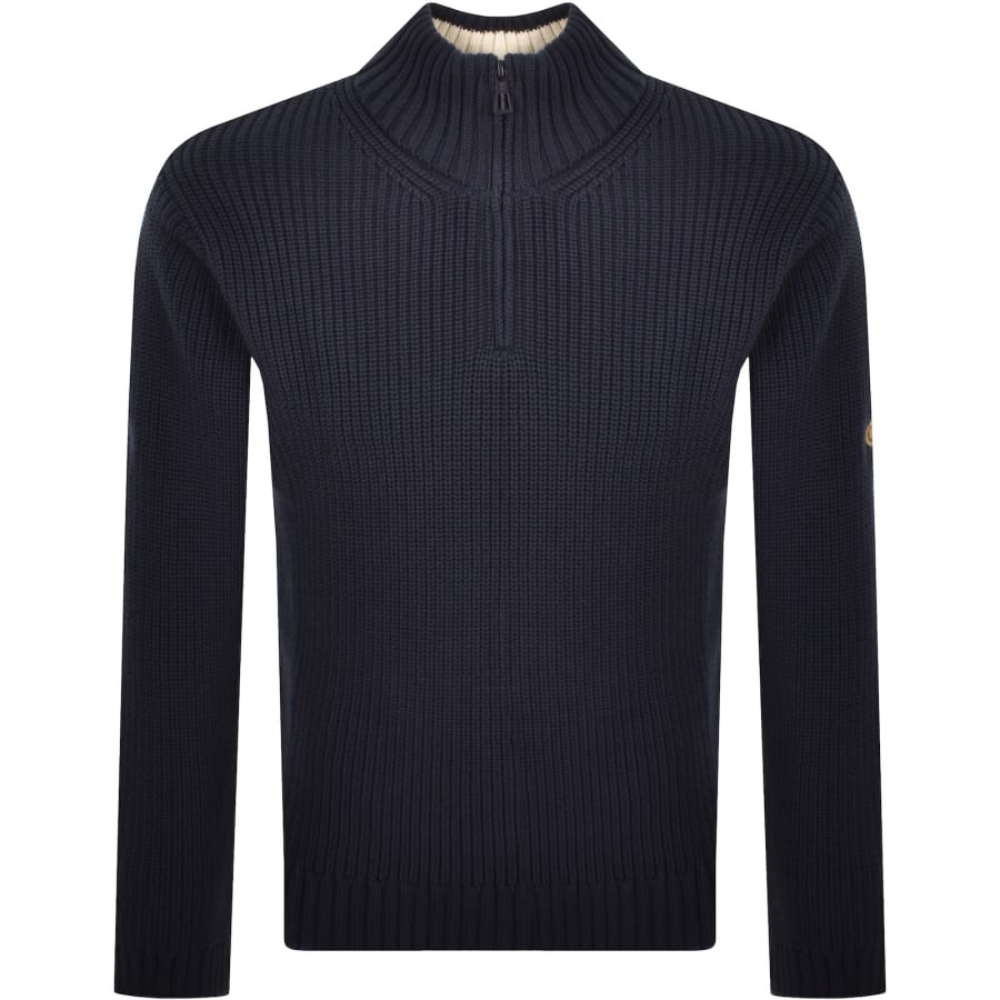 Image number 2 for Henri Lloyd Golant QZ Knit Jumper Navy
