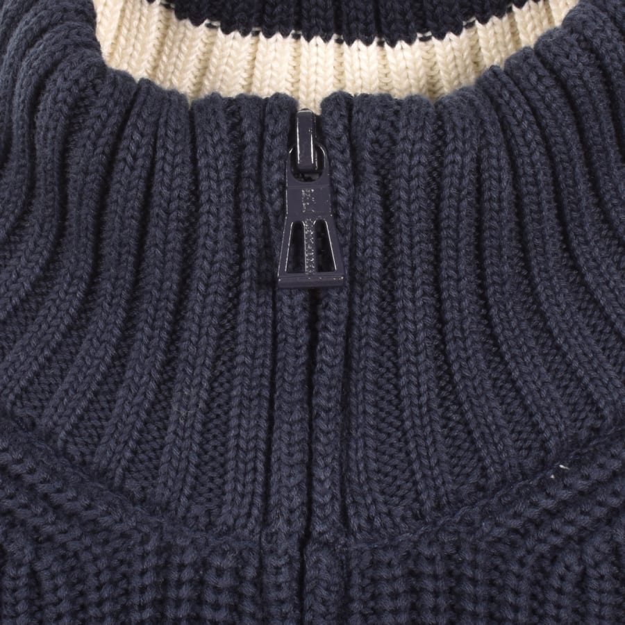 Image number 5 for Henri Lloyd Golant QZ Knit Jumper Navy