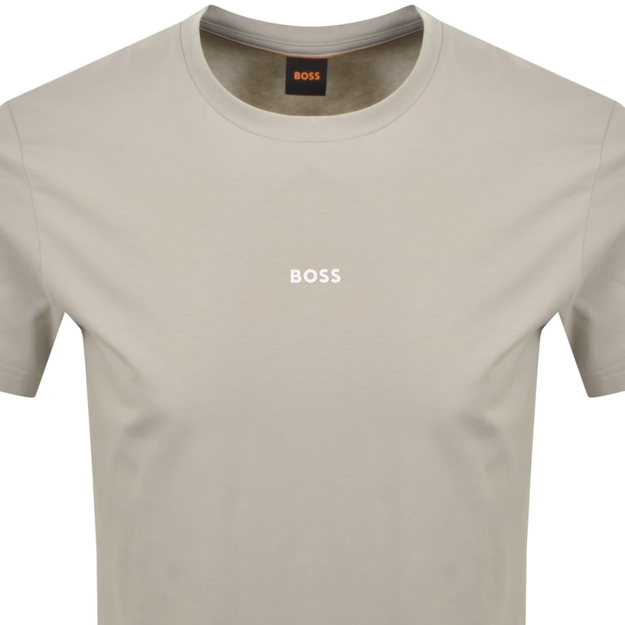 Image number 2 for BOSS TChup Logo T Shirt Grey