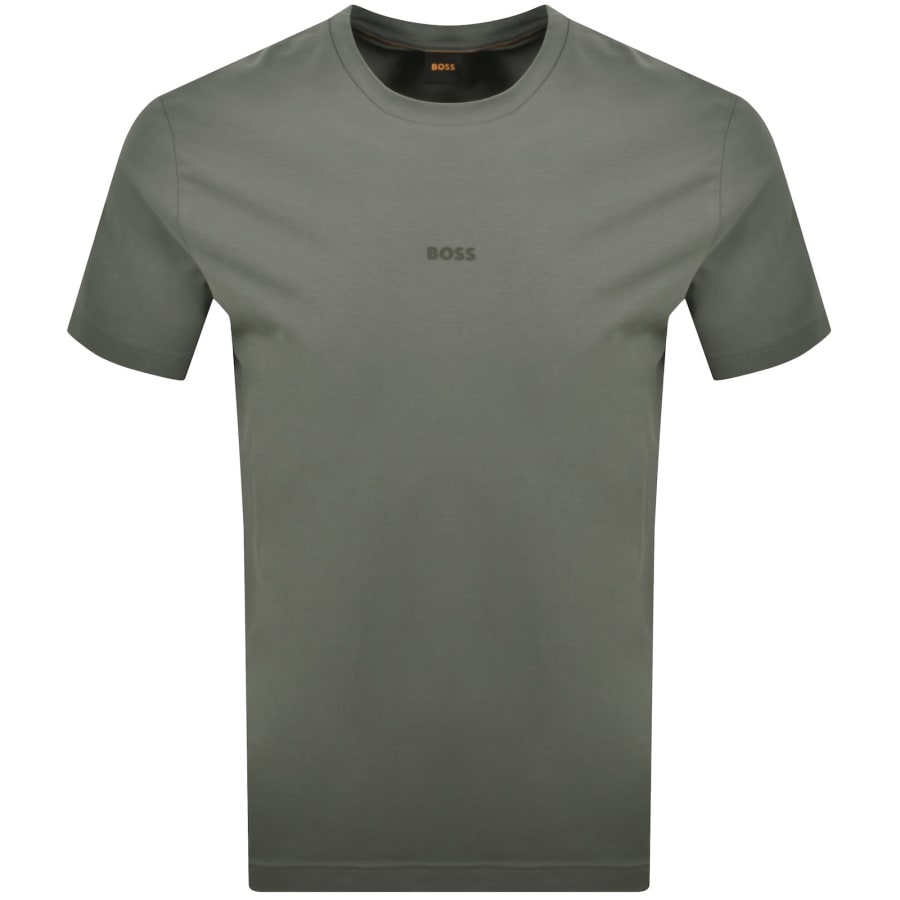 Image number 1 for BOSS TChup Logo T Shirt Grey