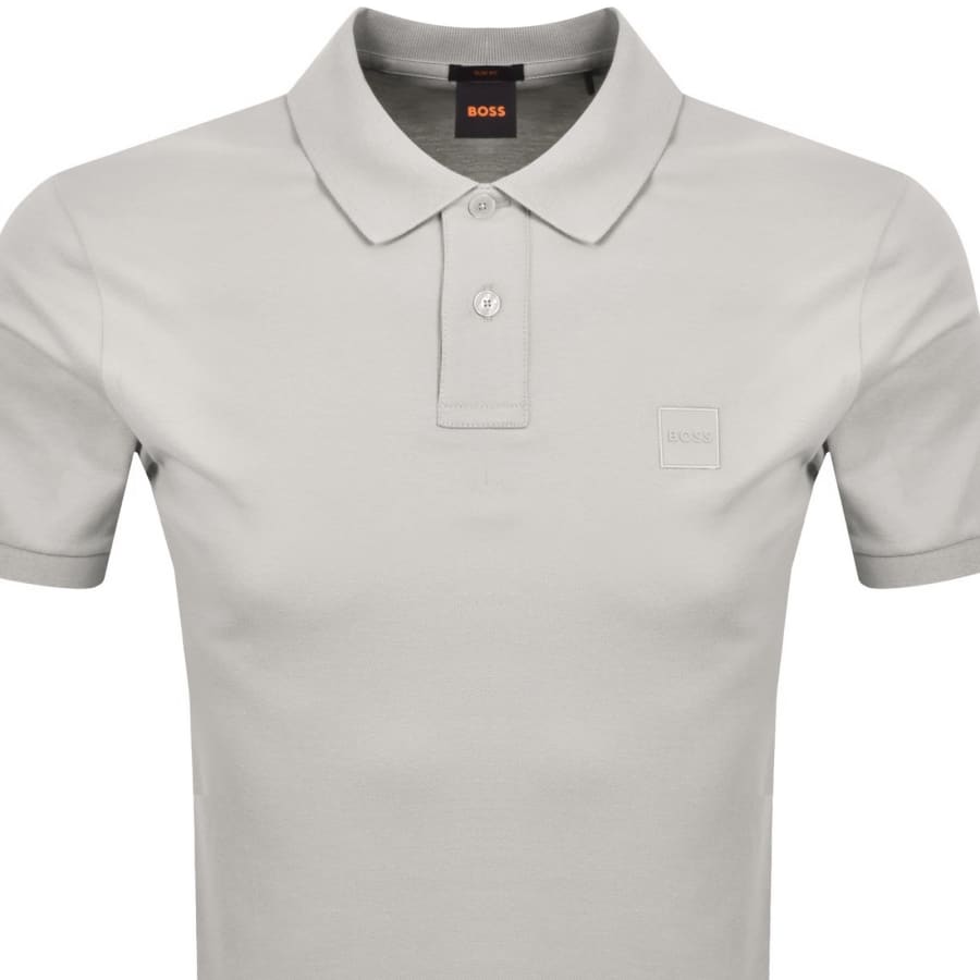 Image number 2 for BOSS Passenger Polo T Shirt Grey