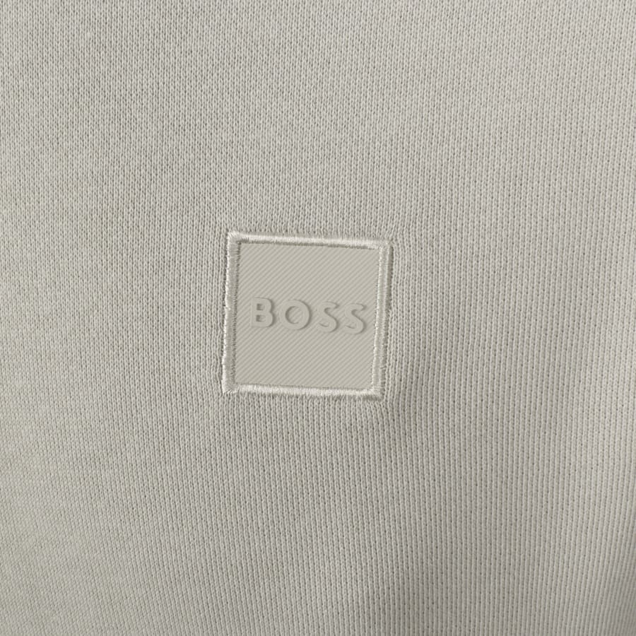 Image number 3 for BOSS Wetalk Pullover Hoodie Grey