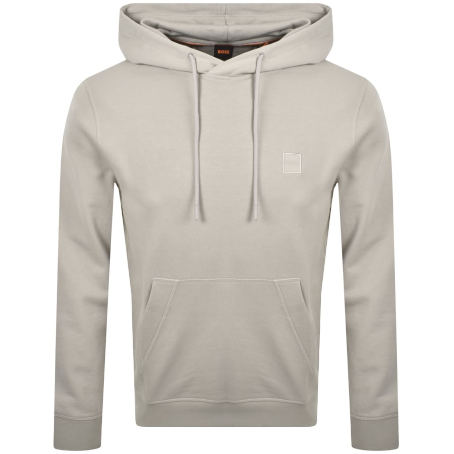 Image number 1 for BOSS Wetalk Pullover Hoodie Grey