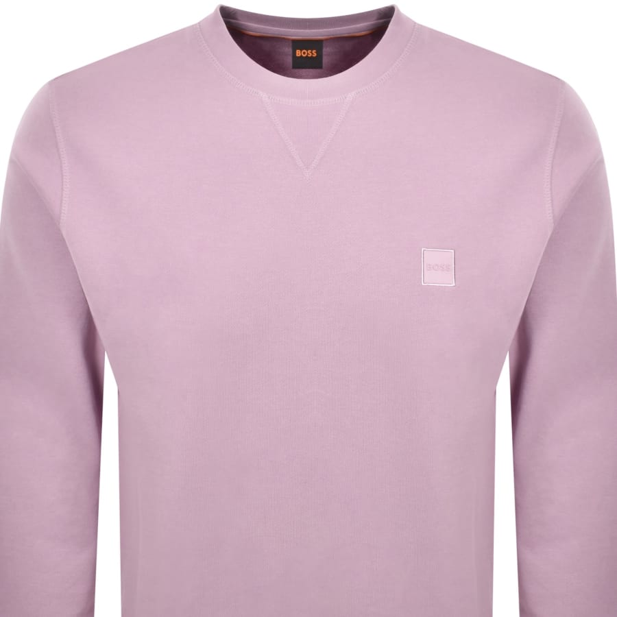 Image number 2 for BOSS Westart 1 Sweatshirt Purple