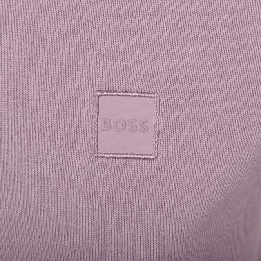 Image number 3 for BOSS Kanovano Knit Jumper Purple