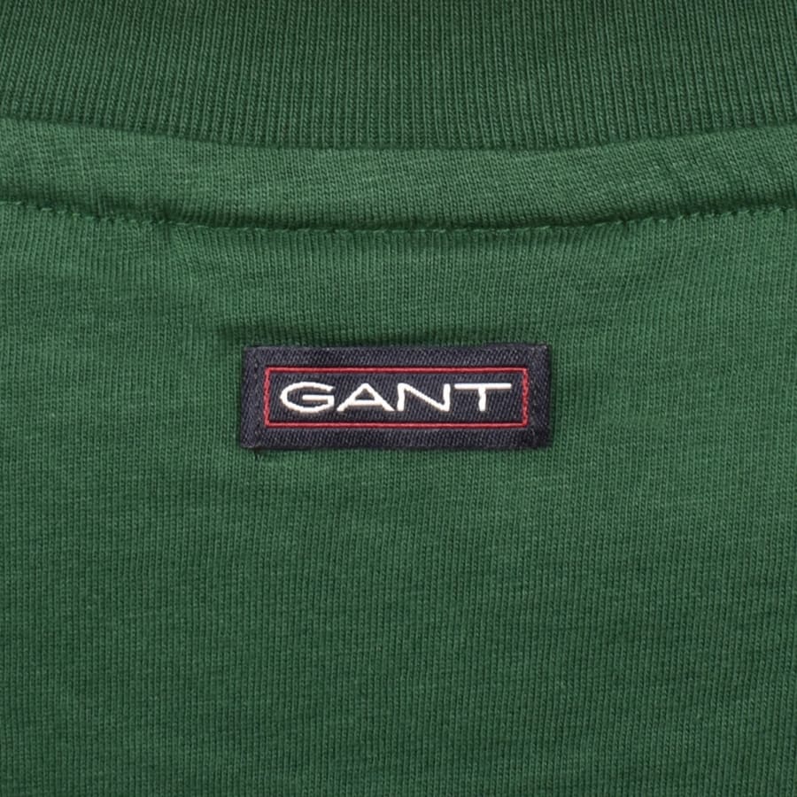 Image number 4 for Gant Original Graphic T Shirt Green