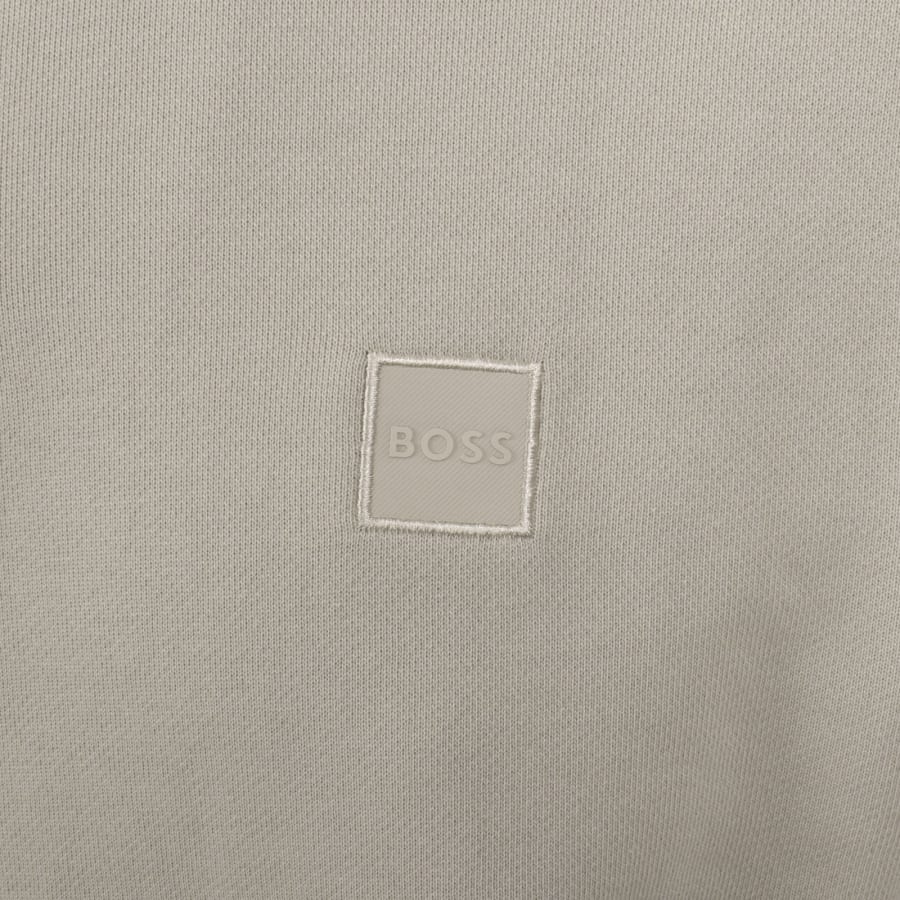Image number 3 for BOSS Zetrust Half Zip Sweatshirt Grey