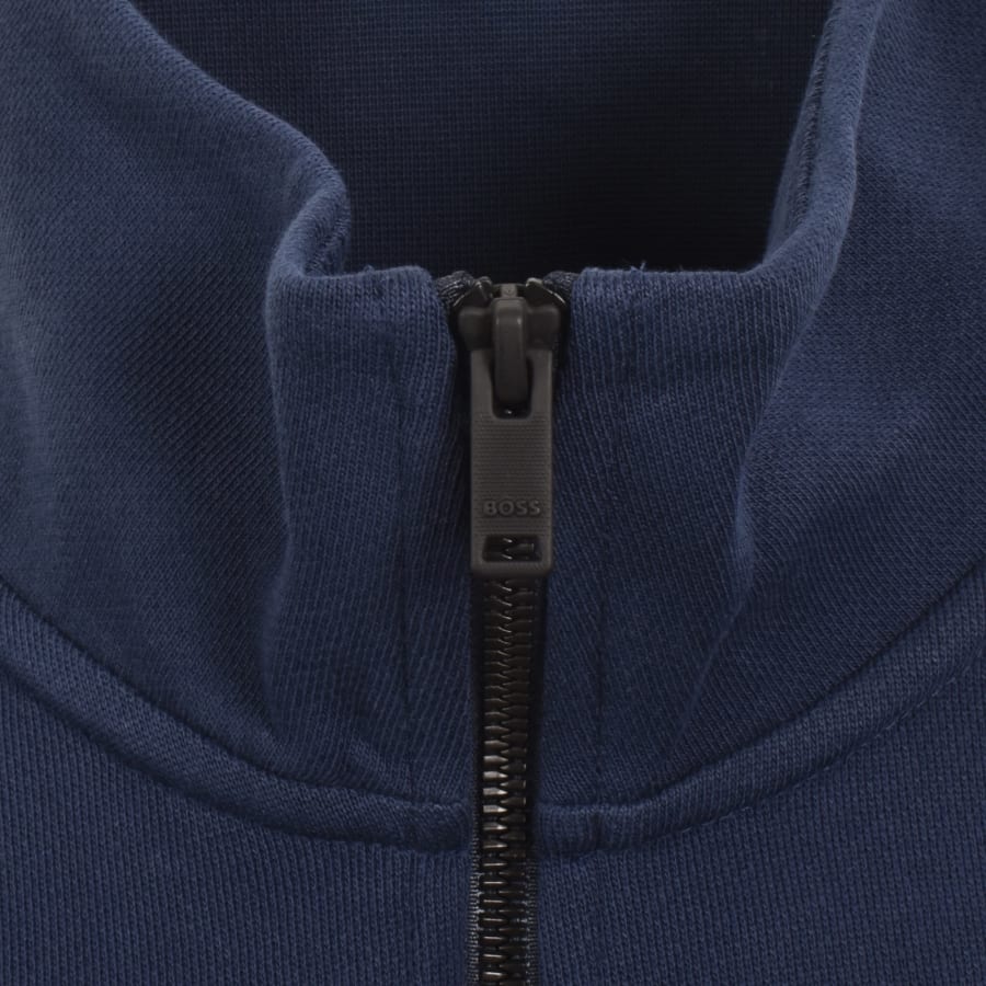 Image number 4 for BOSS Zetrust Half Zip Sweatshirt Blue