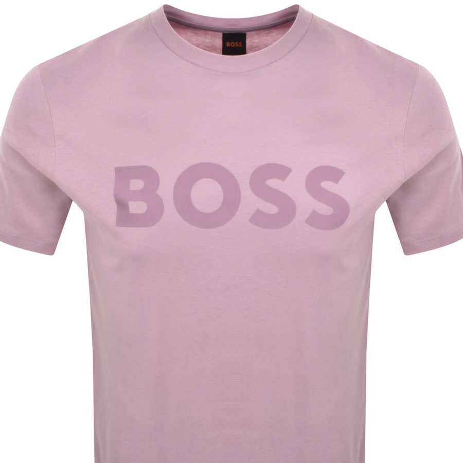 Image number 2 for BOSS Thinking 1 Logo T Shirt Purple
