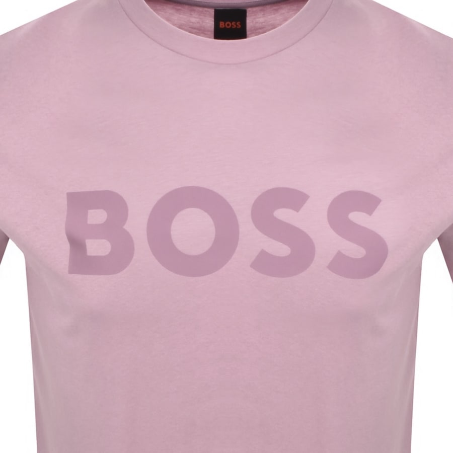 Image number 3 for BOSS Thinking 1 Logo T Shirt Purple