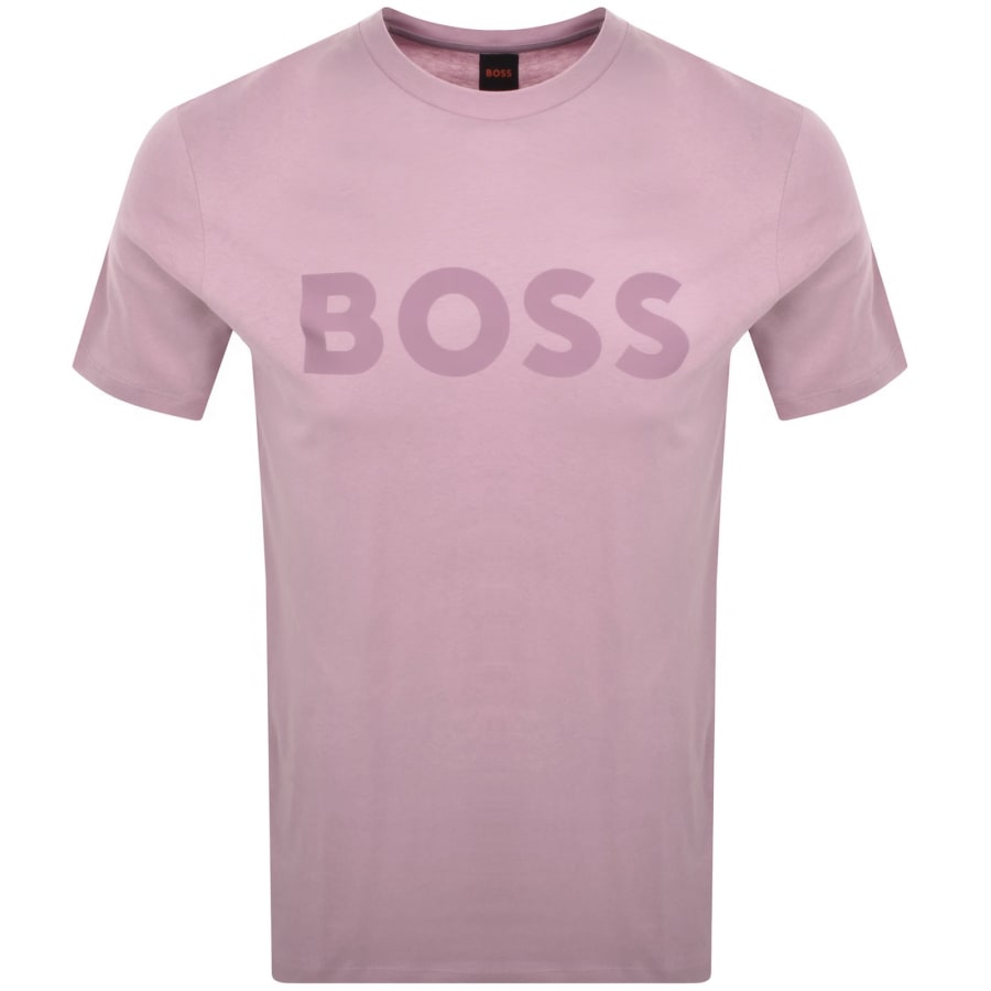 Image number 1 for BOSS Thinking 1 Logo T Shirt Purple