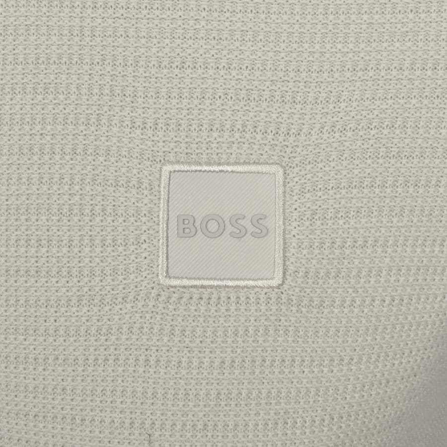 Image number 3 for BOSS Anion Knit Jumper Grey