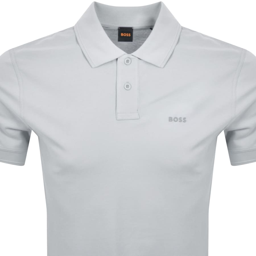 Image number 2 for BOSS Prime Polo T Shirt Grey